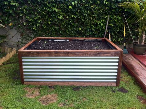 blue metal planter boxes|galvanized steel planter boxes.